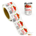 Freezing Label Sticker Frozen Grade Food Labels Food Packaging Labels Factory